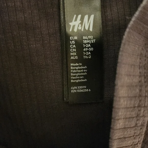 Grey Ribbed Turban - Picture 3 of 3